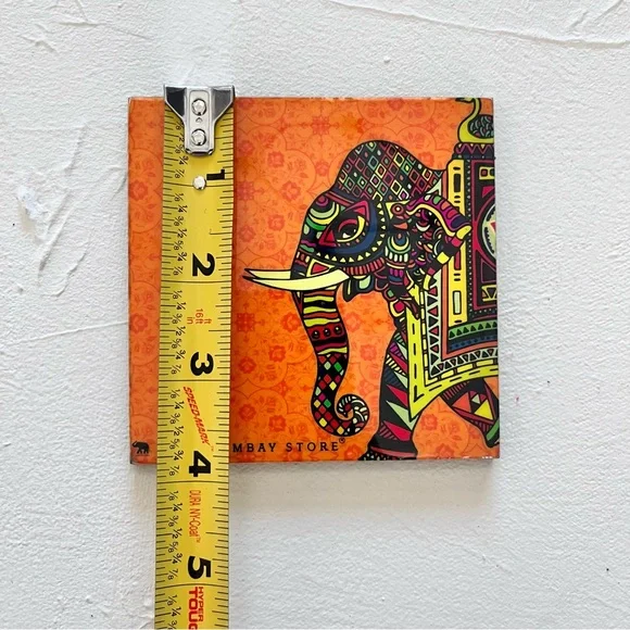 THE BOMBAY STORE Vintage Wooden Coasters Set of 4 - Picture 8 of 11